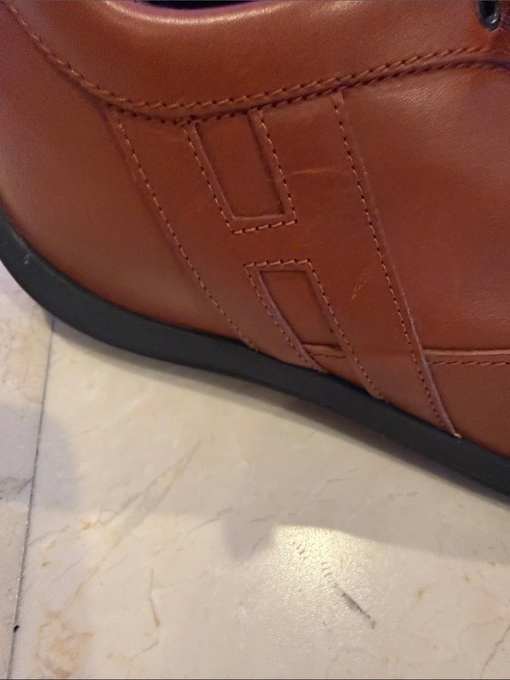 Hogan Brown Leather Shoes